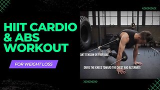 HIIT Cardio and ABS Workout for Weight Loss