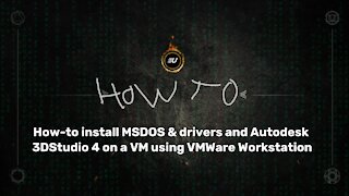 Howto install MSDOS + drivers, Windows 3.11, and Autodesk 3DStudio4 on a VM using VMWare Workstation