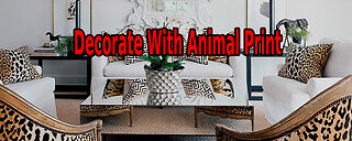 Animal Print Home Decor.