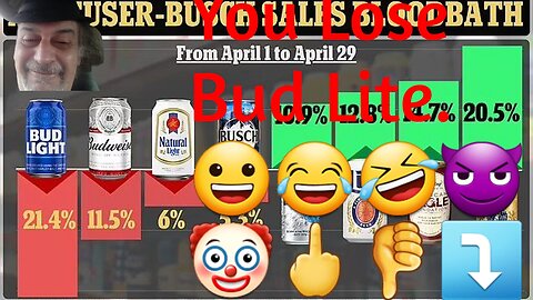 Bud Lite Is Crashing And Burning. 🍻🍺😀😂🤣😈🤡🖕👎⤵️