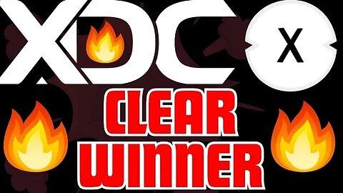 🚨#XDC: CLEAR WINNER!!!🚨