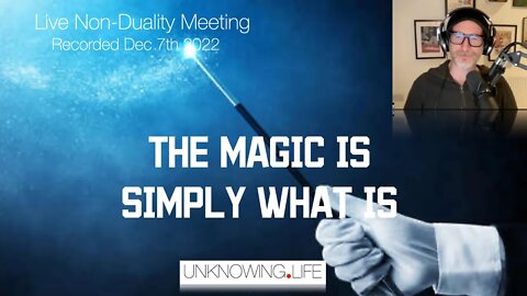 "Too full for you " - Live Non-Duality Meeting Recorded Monday Dec rdnd #nonduality #nondualism