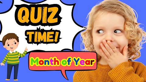 Months of the Year: Fun Quiz | Kids IQ | Quiz Time for kids