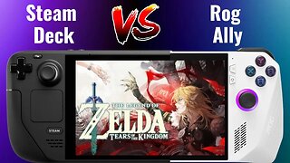 Steam Deck Vs ROG Ally | The Legend of Zelda: Tears of the Kingdom | Yuzu EA 3790