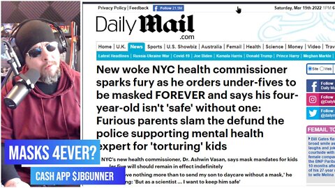 EXCLUSIVE: NY Health Officials Are NOW Saying that CHILDREN Have to Wear Masks FOREVER!? What?