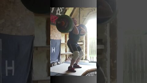 140 kg / 308 lb - Clean and Jerk (1+3) - Weightlifting Training