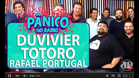 Gregório Duvivier, Totoro e Rafael Portugal - Pânico - 28/06/16