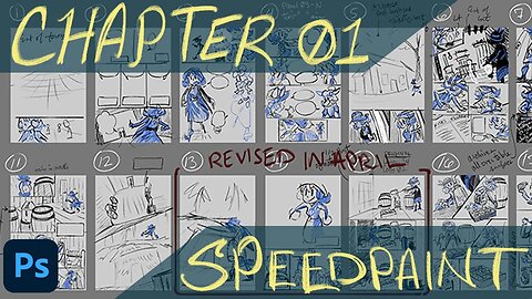 COMIC TIMELAPSE __ Molotov(s) in '33 | Chapter 01 - Storyboards