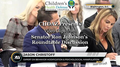 Jason Christoff’s Statements at Senator Ron Johnson's Round Table Discussion