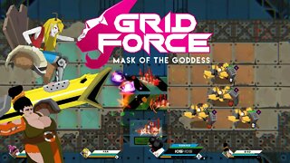 Grid Force - Mask Of The Goddess - One Mask Down, Second One Coming Up (Bullet Hell Action RPG)