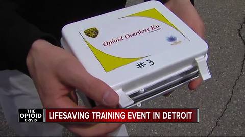 Lifesaving training event for Narcan in Detroit