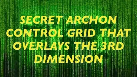 Archon Contol Grid Overlaps 3-D Reality Using Ley Lines & Ancient Megaliths