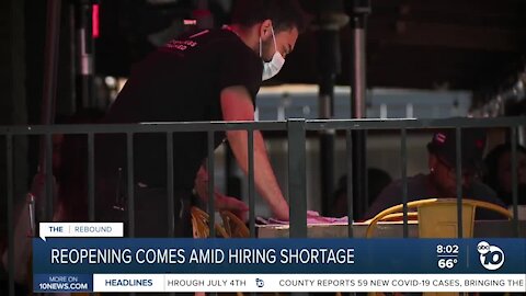 Reopening comes amid hiring shortage