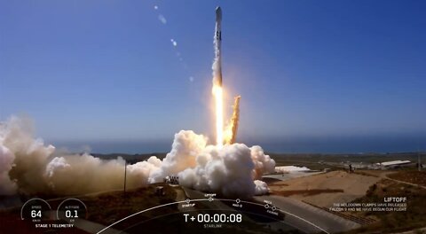 SpaceX Launches 53 Starlink Satellites From Space Force Base in California