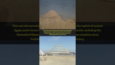 Exploring the Magnificent Pyramids of Saqqara: Uncovering Ancient Egypt's Genius #shorts #history