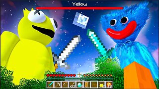 Rainbow Friends VS Poppy Playtime In Minecraft