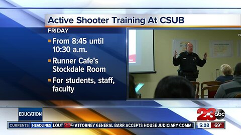 Active shooter training at CSUB