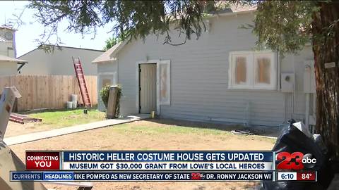 Kern County Museum receives $30,000 grant from Lowe's Local Heroes for costume house repair