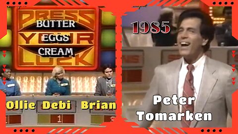 Peter Tomarken | Press Your Luck (1985) Ollie vs Debi vs Brian | Full Episode | Game Shows