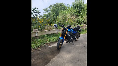 Athena and I are first time out exploring Western Maryland. XSR900