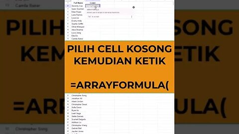 Mengubah Text Menjadi Huruf kecil - Google Sheets Tips & Tricks #belajaronline #googlesheets