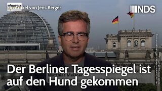 Der Berliner Tagesspiegel ist auf den Hund gekommen | Jens Berger | NDS-Podcast