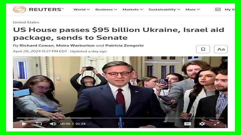 Congress Sends Another $61 Billion to Ukraine Aid