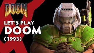 Doom 1993 - First time running through E2M2 (Ultra Violence)