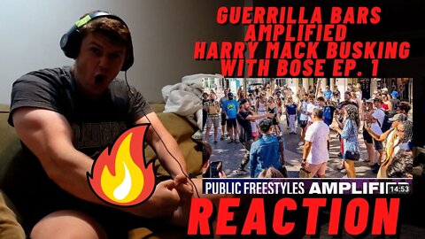 Guerrilla Bars AMPLIFIED | Harry Mack Busking With Bose Ep. 1 ((IRISH GUY REACTION!!))