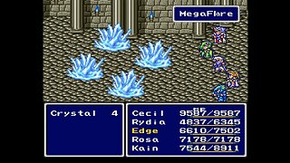 Final Fantasy 4 Ultima (SNES ROM Hack) - Part 39: Superbosses Crystal Dragon & Crystals