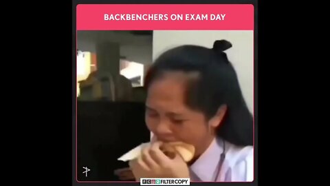 backbenchers on exam day 😂😂