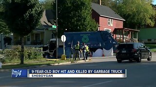 9-year-old dies after being hit by Sheboygan garbage truck