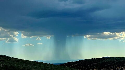 Cloud Burst over Point of the Montain, timelapse. Drone footage fun. ArtForOUR.org