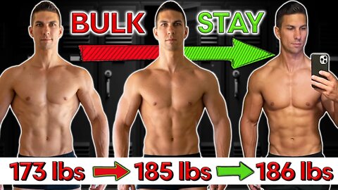 I Bulked & SKIPPED the CUT... – How to BULK without getting FAT