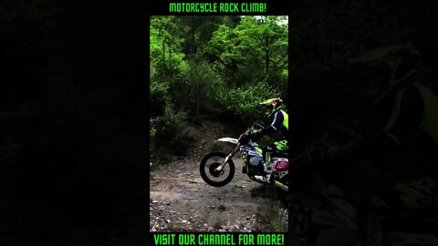 Motorcycle Rock Climb Stunt #Shorts #viral #trending #MotorcycleRockClimbStunts