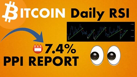 PPI REPORT 📛 #BITCOIN DAILY RSI TREND + #ETH Stake Withdraws Coming!!!