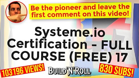 Systeme.io Certification - FULL COURSE (FREE) 17