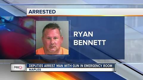 Deputies arrrest man with a gun in emergency room