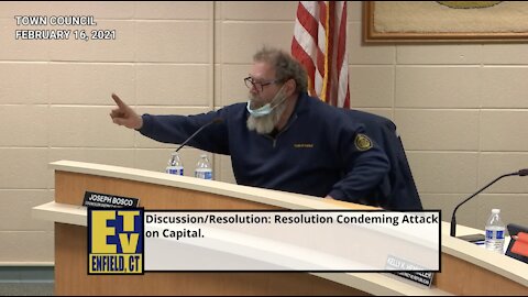 Town Councilor Unloads on Democrats for Insurrection Resolution