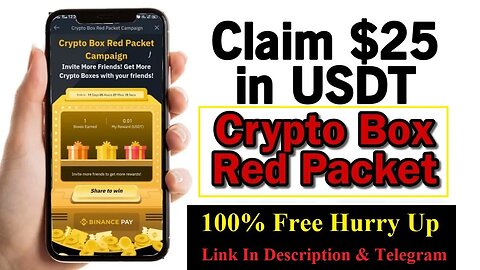 How to Create a Binance Crypto Box Red Packet and Get 25$ || Binance Free Loot || Earn money online
