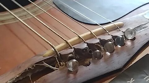 My Guitar Needs Another Bridge Repair! So...No Music Mondays For Now Til I Fix My Guitar, Sorry!