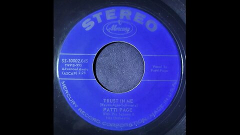 Patti Page, Vic Schoen and His Orchestra – Trust in Me