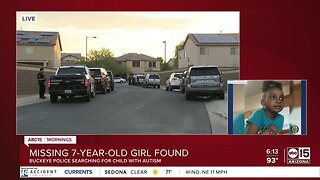 Missing Buckeye girl found safe Thursday morning