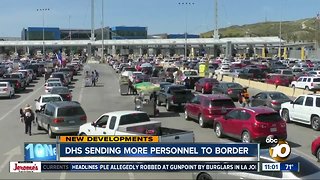 Homeland Security sending more personnel to border