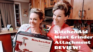KitchenAid Meat Grinder Attachment REVIEW!