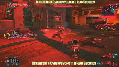 Defeating a Cyberpsycho in a Few Seconds (cyberpunk)