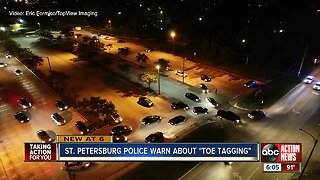 St. Pete Police warn community about dangerous 'toe tagging'