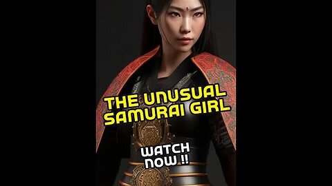 THE UNUSUAL SAMURAI GIRL, ( AI ART, AI GENERATORS ) @MIX_IMAGI