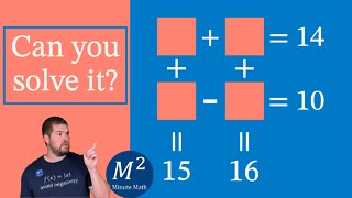 Can YOU Fill in the Boxes? - Minute Math Puzzle - Fill in the Boxes Puzzle