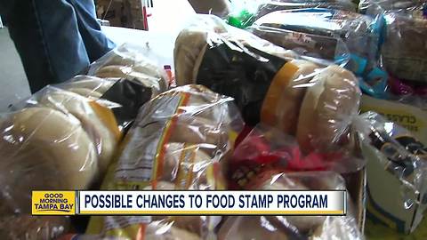 Possible changes to food stamp program